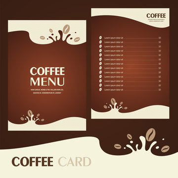 Menu Coffee Card