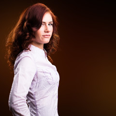 attraktive junge Frau