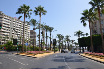Fototapeta na wymiar Centre-ville de Almería, ESPAGNE