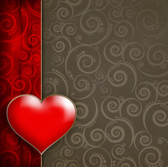 Valentine's Day Card background template