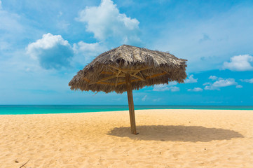 Beautiful beach in Aruba, Caribbean Islands, Lesser Antilles