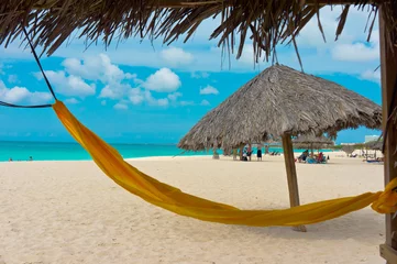 Schöner Strand in Aruba, Karibische Inseln, Kleine Antillen