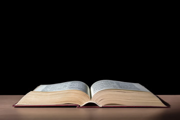 book on the table