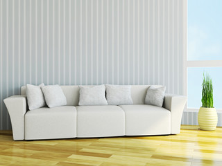 White sofa