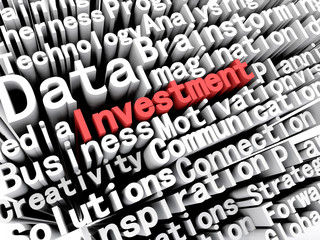 Investement Business Words Concept