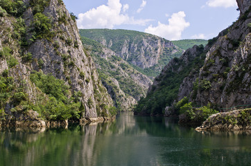 Lake in Canyon Matka, Macedonia