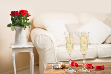 Glasses Of Champagne