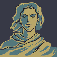 Honestly looking straight into your eyes woman represents peace