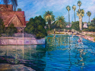 Man Rowing a Boat © lynnealbright