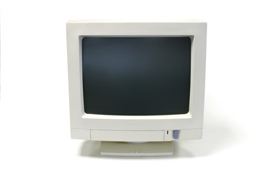 Old CRT computer monitor