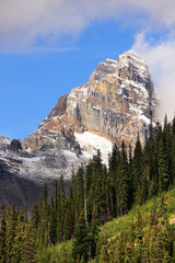 Mountains around Lake O'Hara, Yoho National Park, Canada