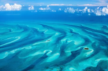 Plexiglas keuken achterwand Caraïben Bahamas aerial