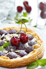 Cherry and Almond Tart