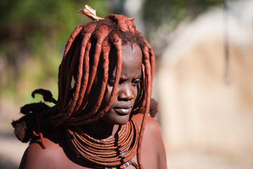 Himba Women Namibia. - obrazy, fototapety, plakaty