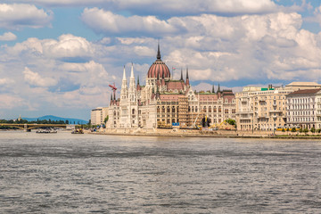 Fototapeta premium The building of the Parliament in Budapest, Hungary