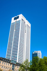 Fototapeta na wymiar Skyscrapers in Frankfurt, Germany