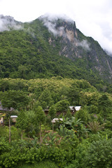 Nature around Nong Khiaw village in Laos