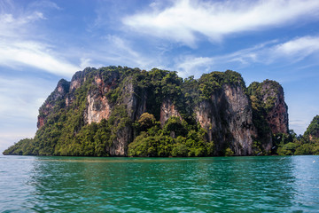 Limestone landscape at Railay, Krabi province, Thailand