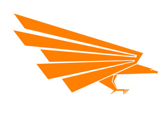 Naklejka premium Eagle mascot