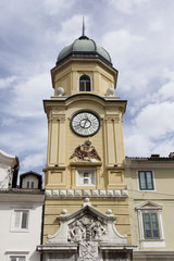 Fototapeta na wymiar Church in the city centre of Rijeka, Croatia