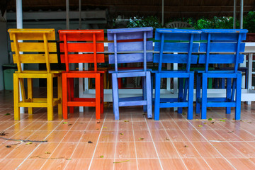 Colorful chairs