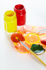 Colours on the white