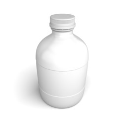 Blank medicine bottle