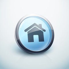 icône bouton internet maison