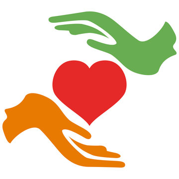 recommend clip art: hands hold heart