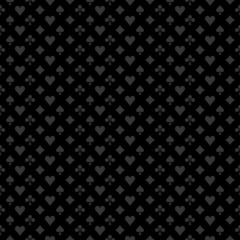 Fond symboles jeu de cartes