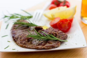 Veal steaks