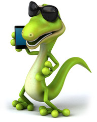 Naklejka premium Lizard