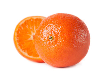 Tangerine fruit isolated