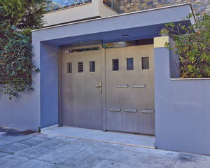 Contemporary house entrance, Athens  Greece