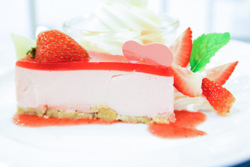 strawberry cheesecake