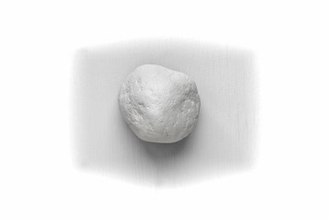 runder stein mono isoliert