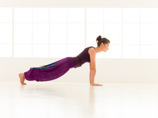 Fototapeta premium htha yoga posture demonstration