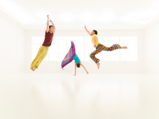 Freestyle colorful people studio