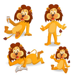 Cartoon lions