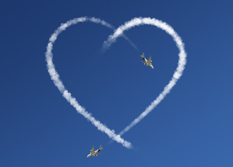 Valentine's day love cloud concept