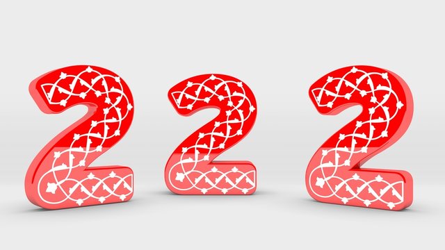 3D Tipografi Font İki