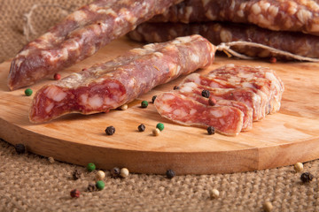 dried sausages