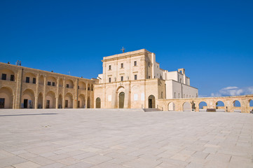 Fototapeta premium Sanctuary of Santa Maria di Leuca. Puglia. Italy.