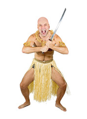 warrior ready for a war