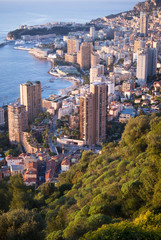 Fototapeta premium Monaco in the sunrise light