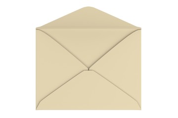 realistic 3d render of envelope