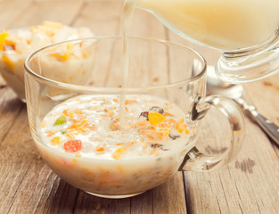 Muesli for breakfast