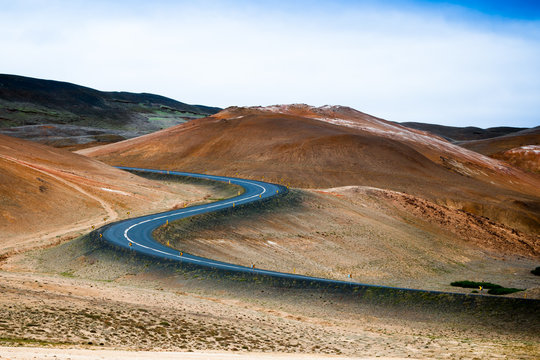 Hverar&ouml;nd road
