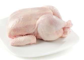 Whole raw chicken