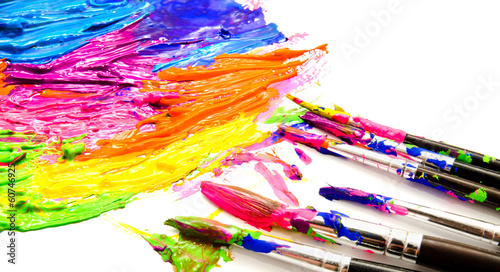 краски кисточка paint brush без смс